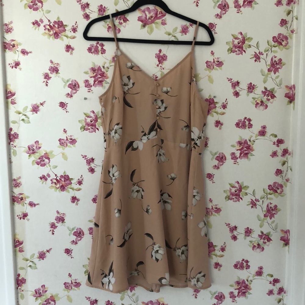 Dynamite Floral Fit and Flare Dress (10% off 3+)
